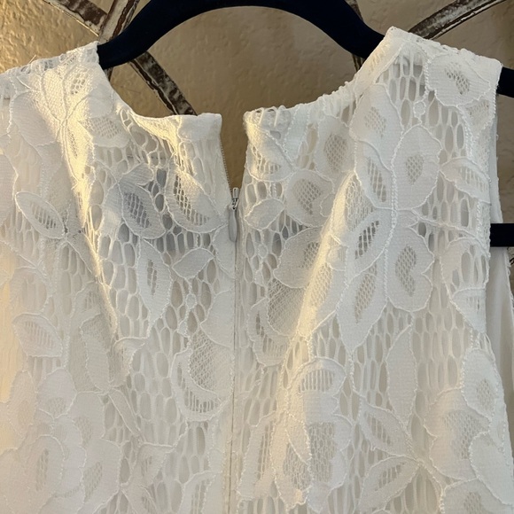 Taylor White Lace Dress , MIDI  , New alWith Tags, Size 6’ - Picture 8 of 15